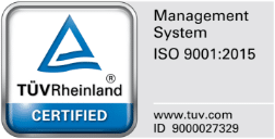 Certification Testmark ISO 9001:2015